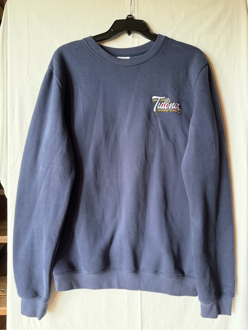 Navy Crewneck Sweatshirt - Tulones Currency Collectors Men's Classic Pullover